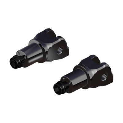 Adaptér RIZOMA pro stupačky řidiče - KTM, APRILIA , černý (2ks)